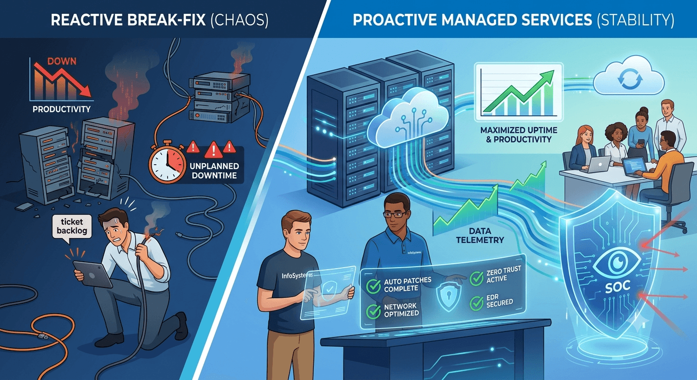How Managed IT Services Reduce Downtime and Increase Productivity