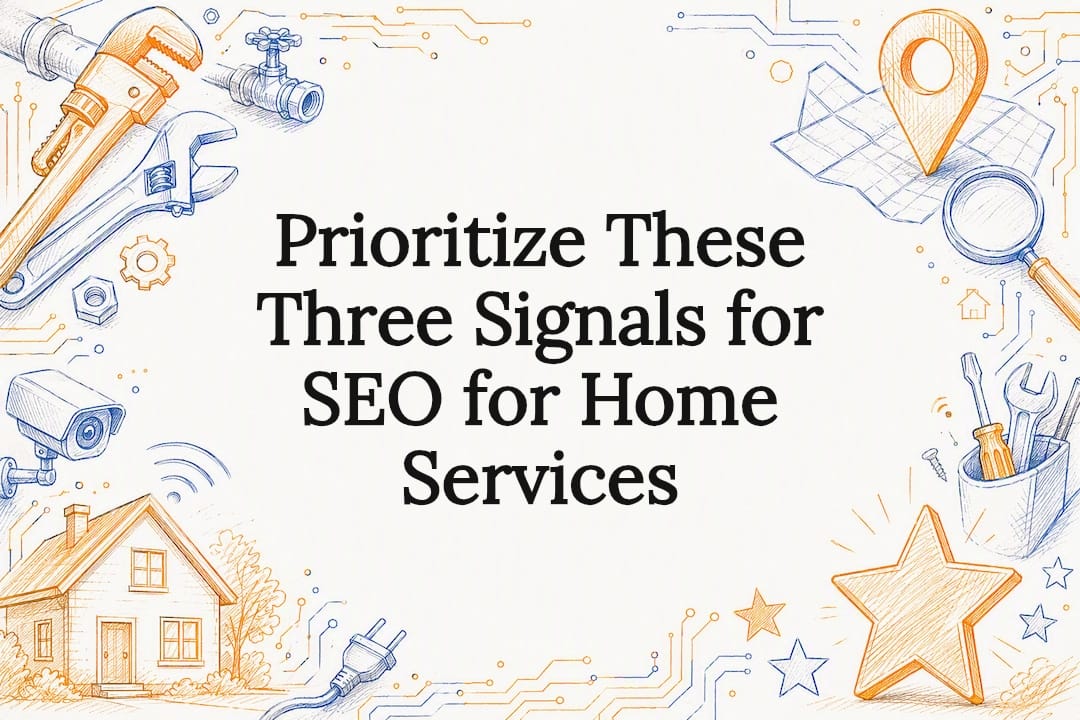 Prioritize These Three Signals for SEO for Home Services
