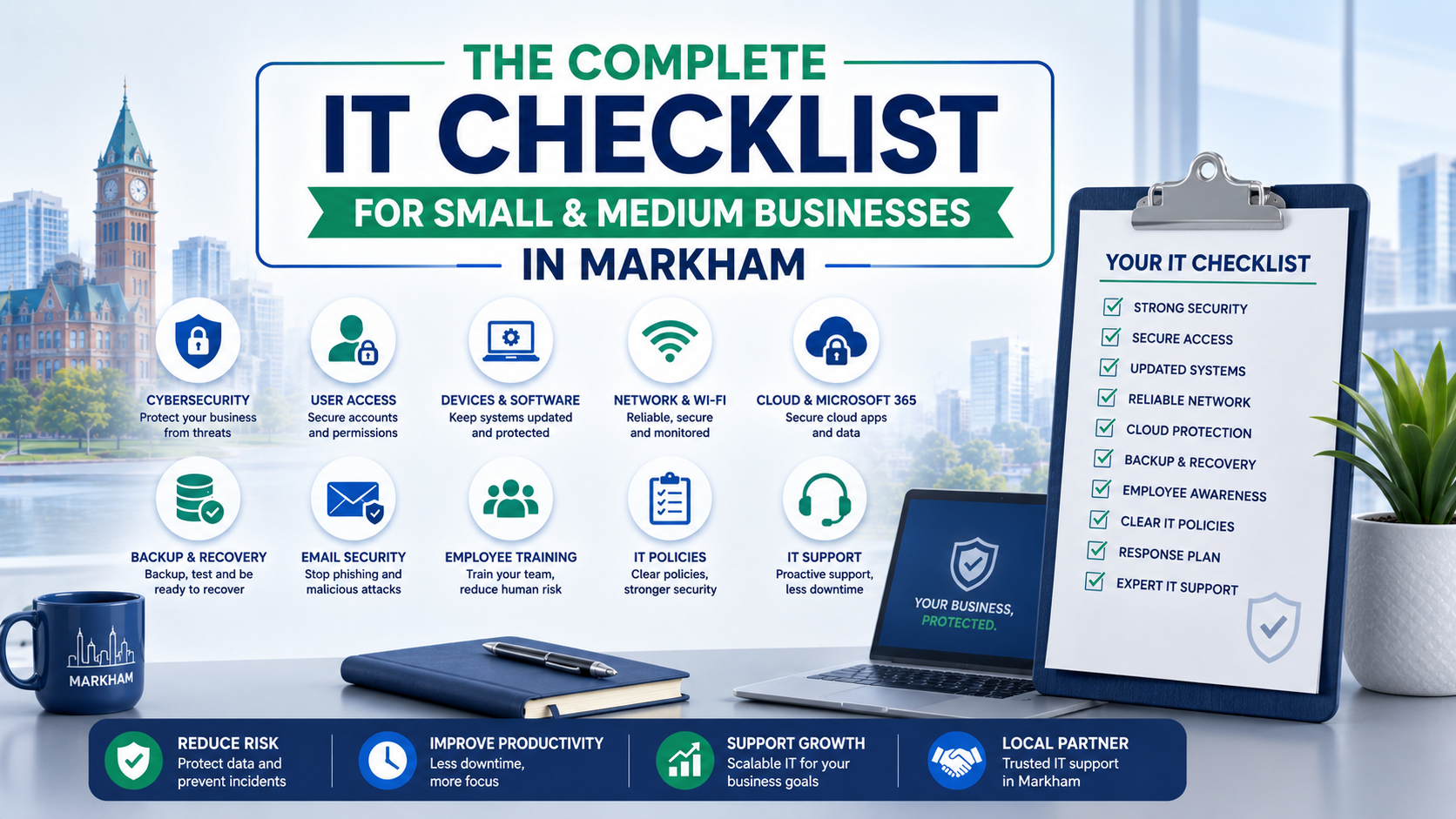 The Complete IT Checklist for Small and Medium Businesses in Markham