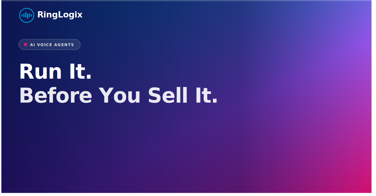Want to Sell AI Voice? Deploy It in Your Own MSP First
