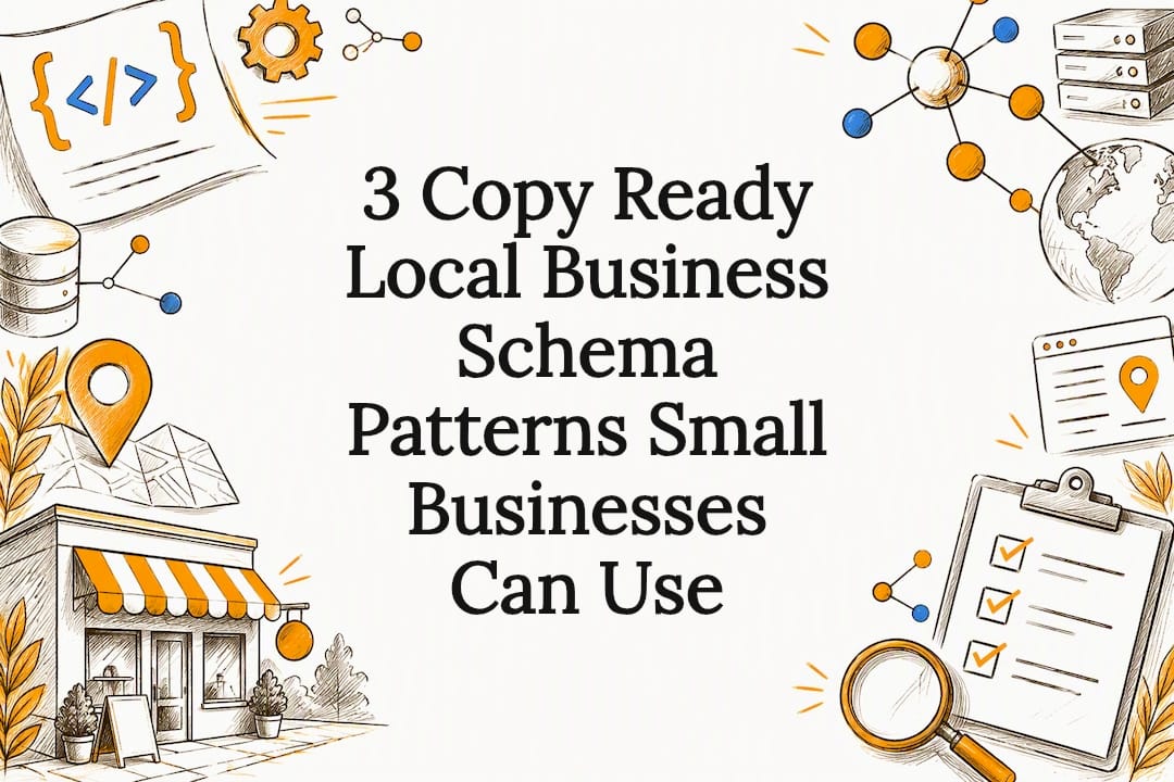3 Copy Ready Local Business Schema Patterns Small Businesses Can Use
