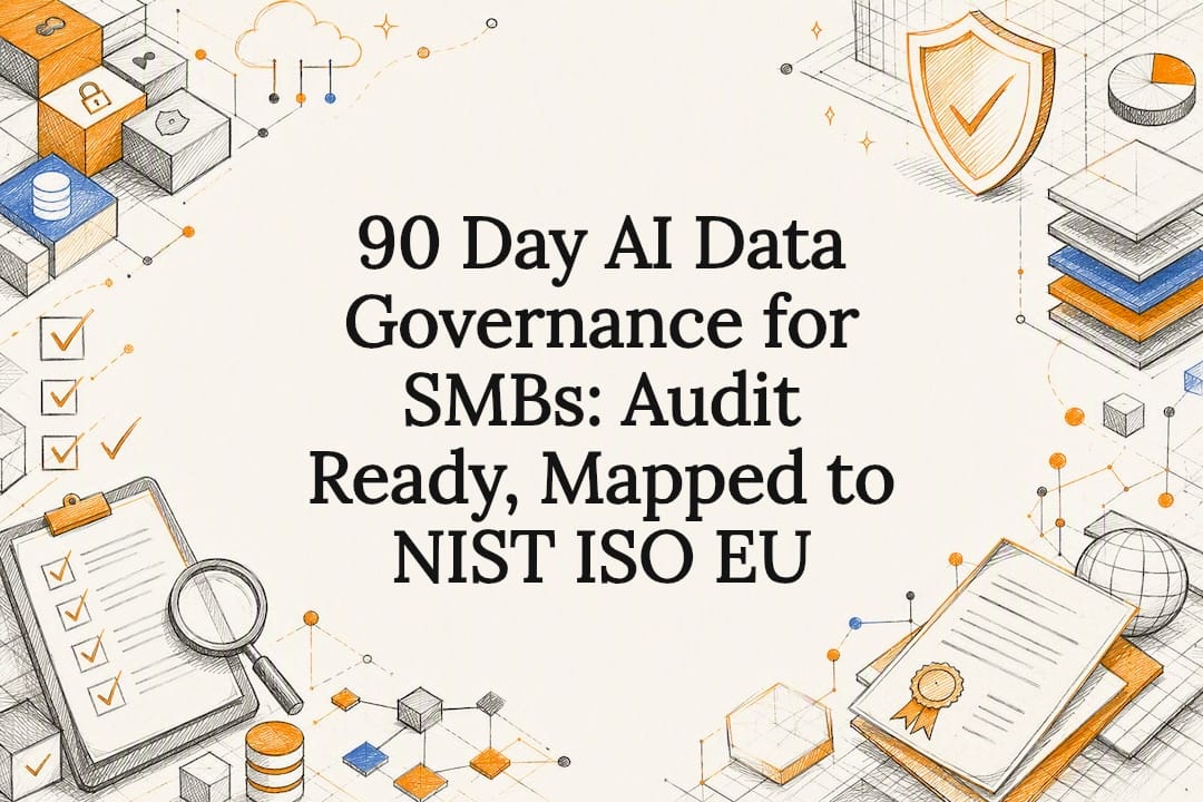 90 Day AI Data Governance for SMBs: Audit Ready, Mapped to NIST ISO EU