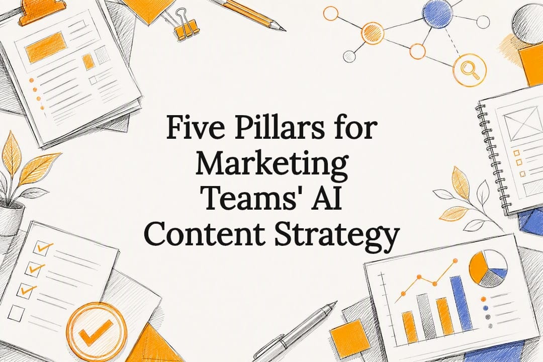 Five Pillars for Marketing Teams’ AI Content Strategy