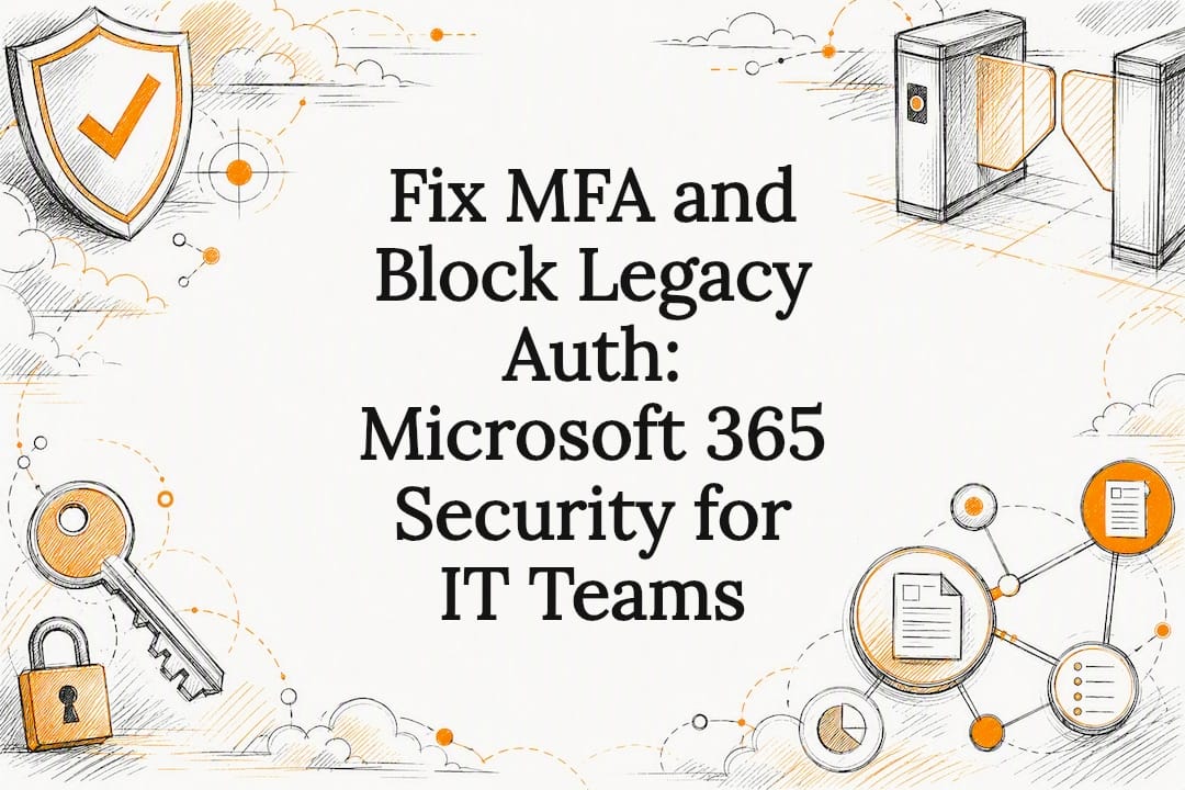 Fix MFA and Block Legacy Auth: Microsoft 365 Security for IT Teams