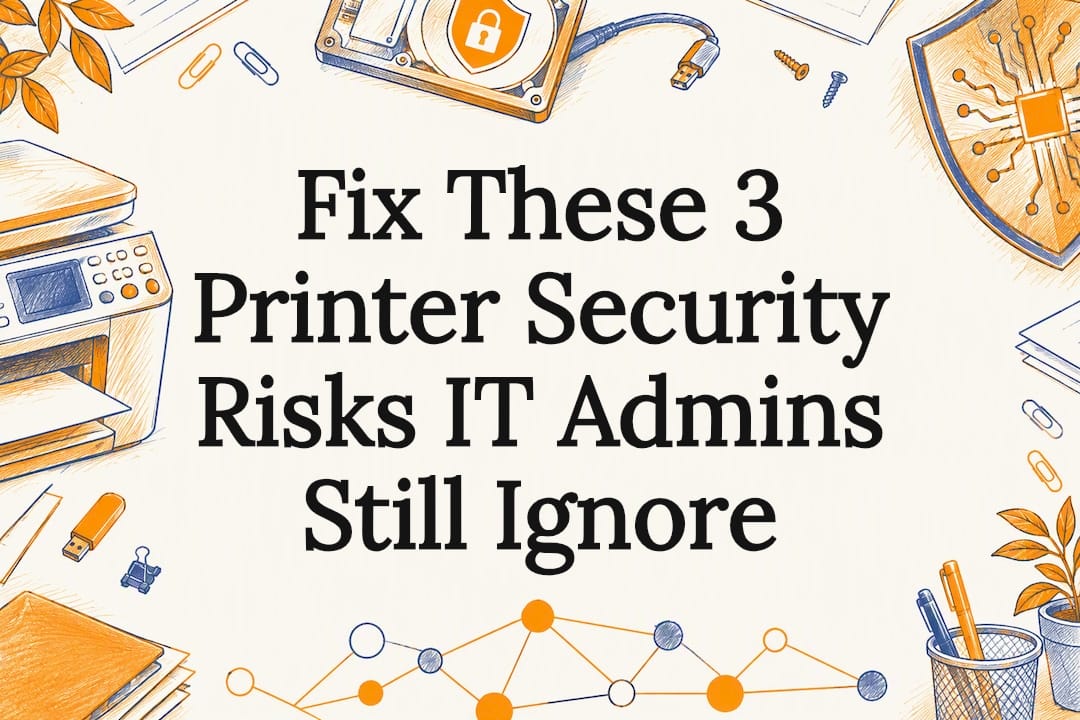 Fix These 3 Printer Security Risks IT Admins Still Ignore