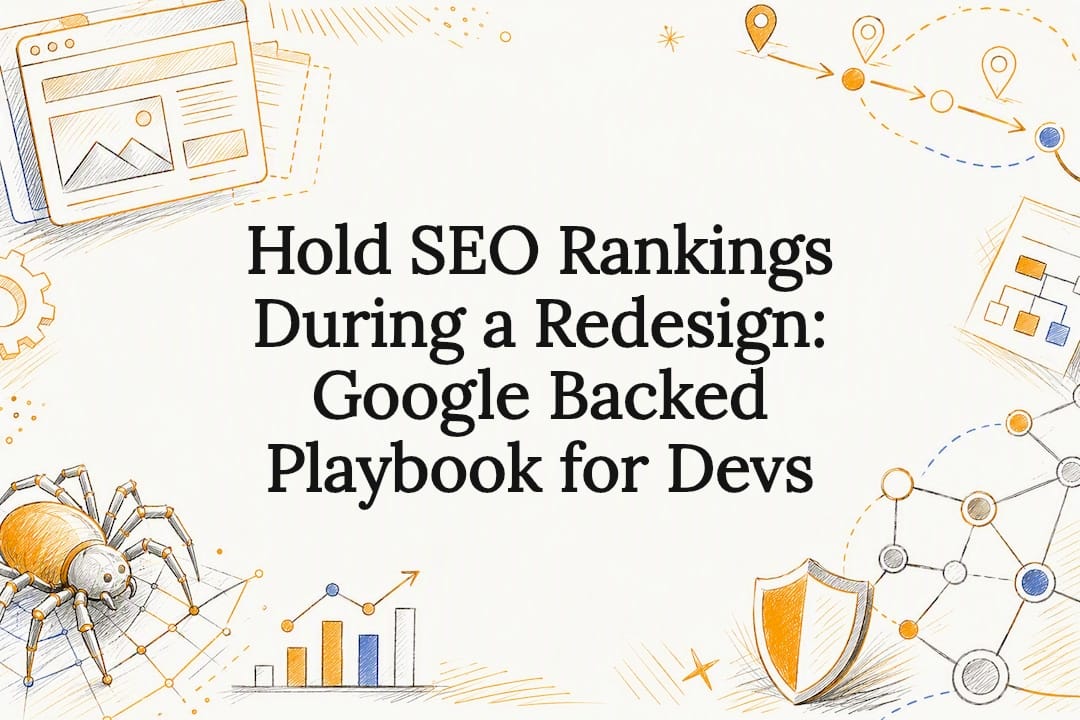 Hold SEO Rankings During a Redesign: Google Backed Playbook for Devs