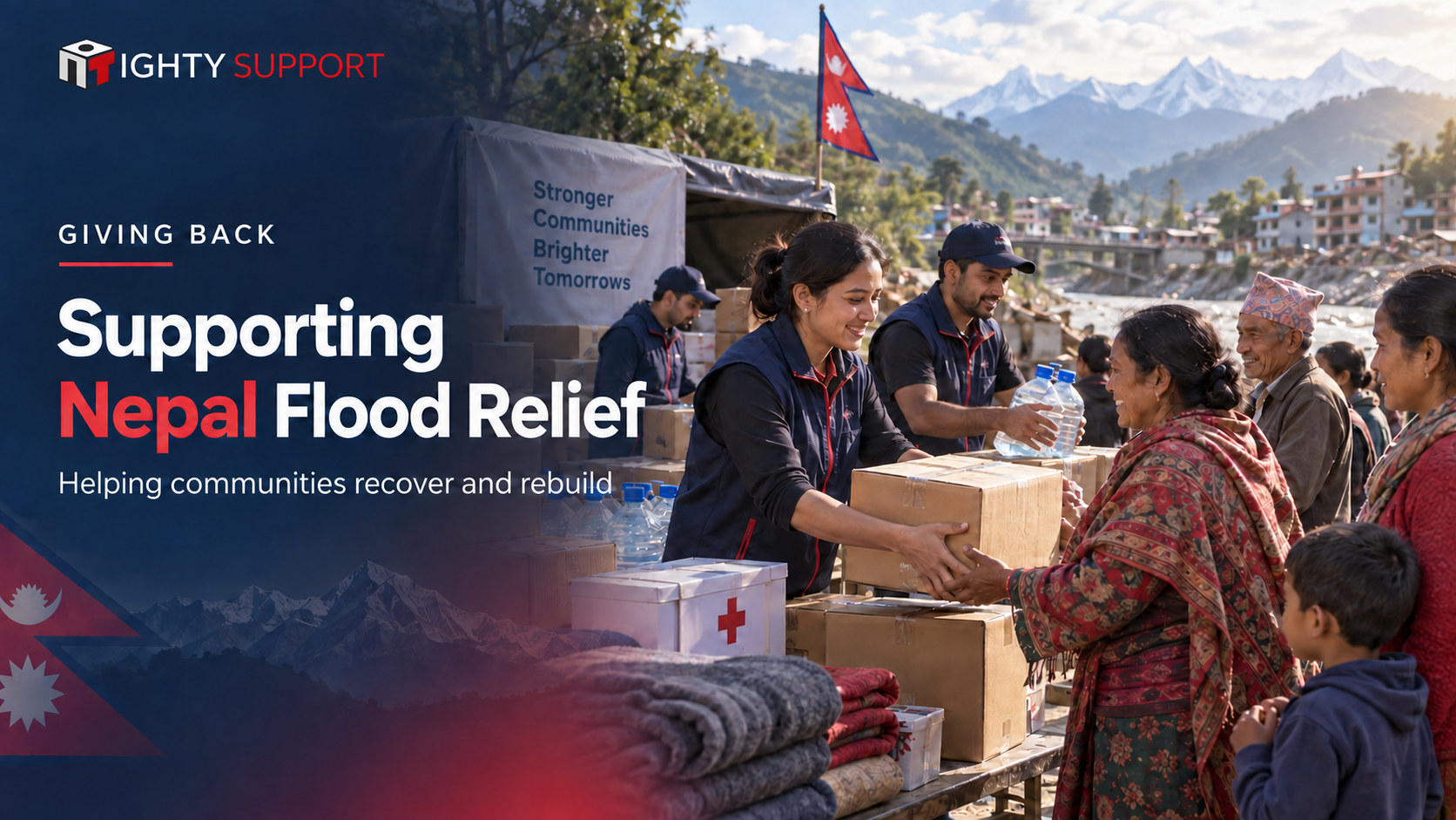 Ighty Support Steps Up to Support Communities Affected by Nepal Floods