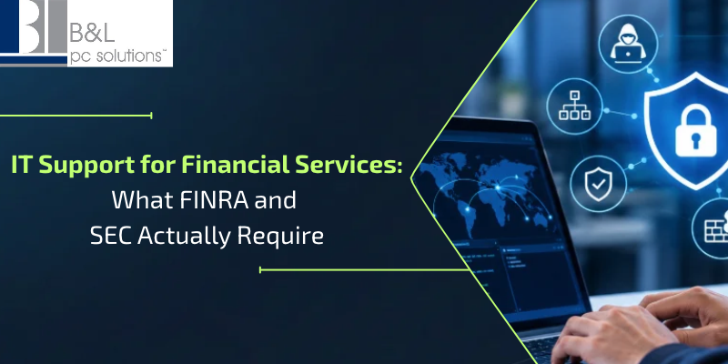 IT Support for Financial Services: What FINRA and SEC Actually Require