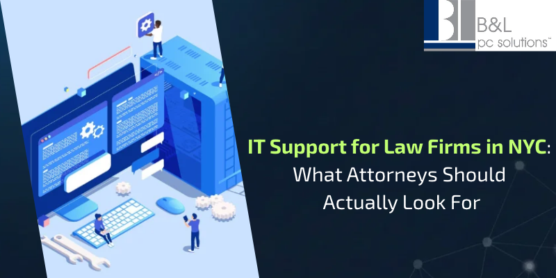 IT Support for Law Firms in NYC: What Attorneys Should Actually Look For
