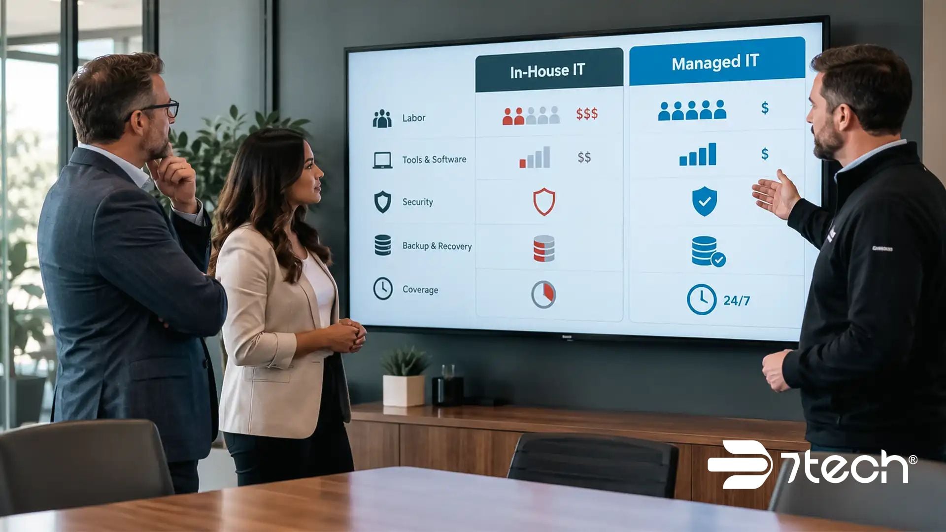 Managed IT Services vs In-House IT Cost Comparison for SMBs