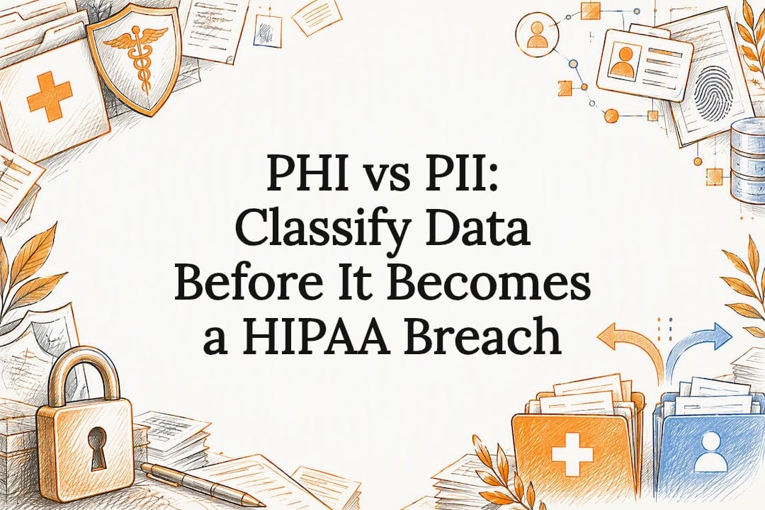 PHI vs PII: Classify Data Before It Becomes a HIPAA Breach