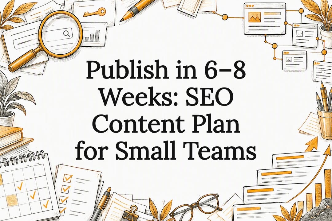 Publish in 6–8 Weeks: SEO Content Plan for Small Teams