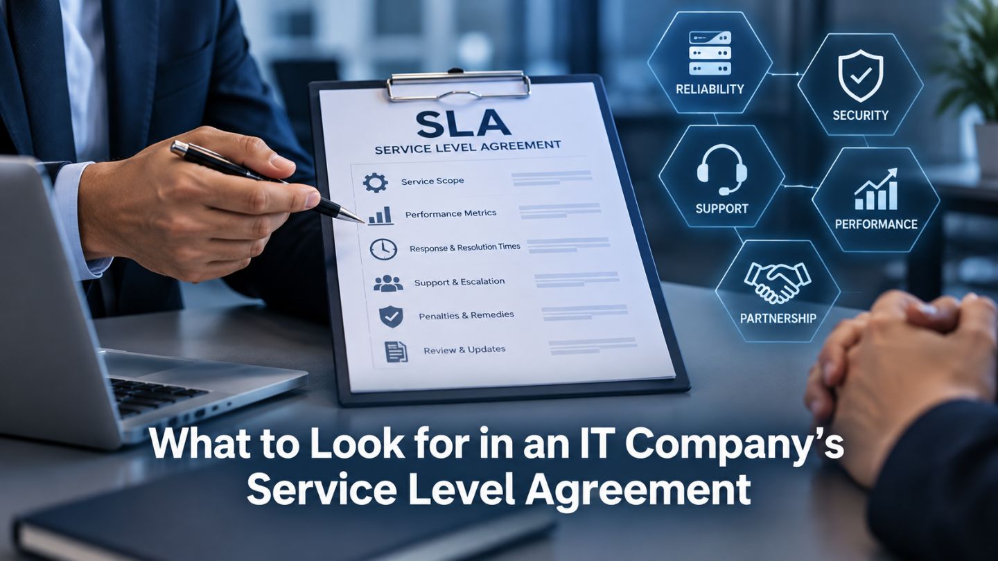 What to Look for in an IT Company’s Service Level Agreement