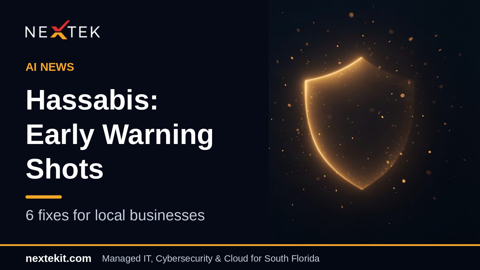 AI Cybersecurity Threats in South Florida: What Hassabis’ ‘Early Warning Shots’ Mean for SMBs