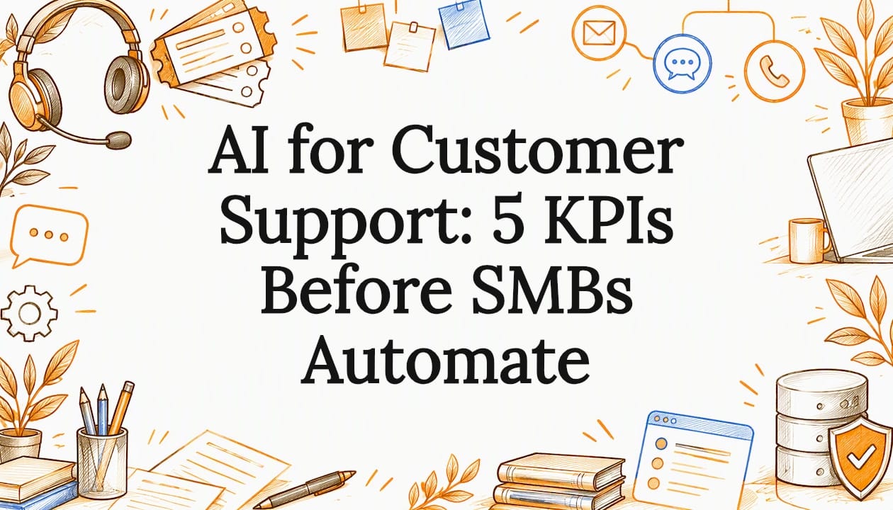 AI for Customer Support: 5 KPIs Before SMBs Automate