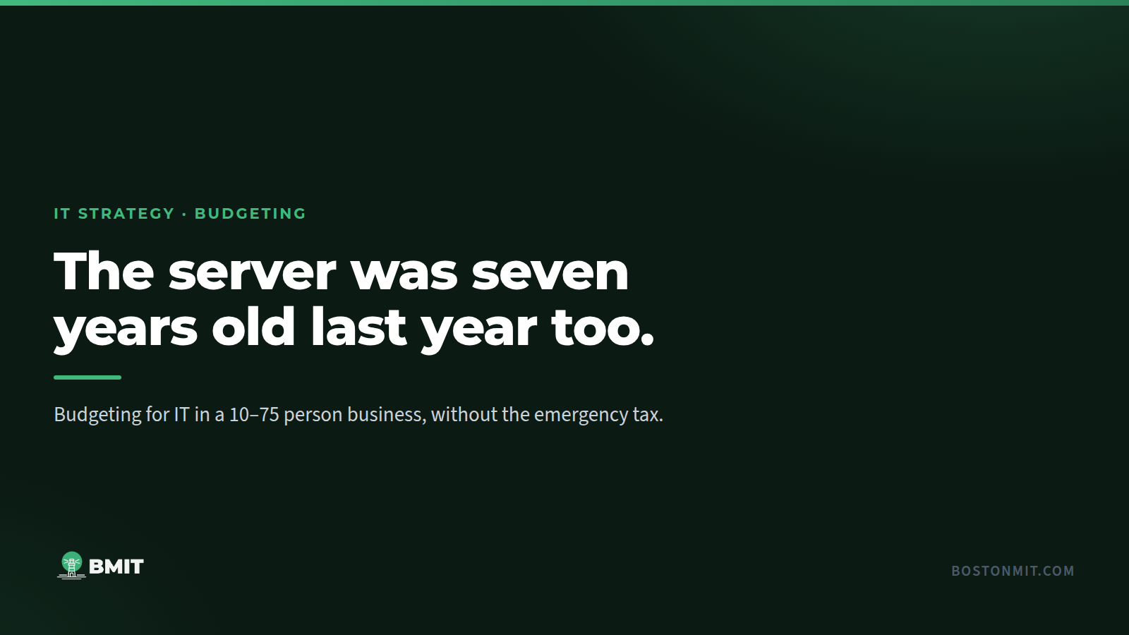 Budgeting for IT in a 10–75 Person Business: How to Avoid Surprise Costs