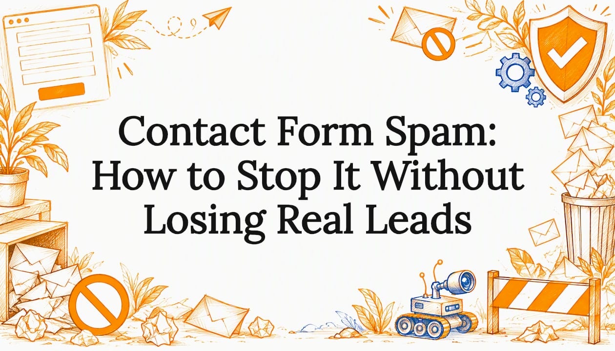 Contact Form Spam: How to Stop It Without Losing Real Leads