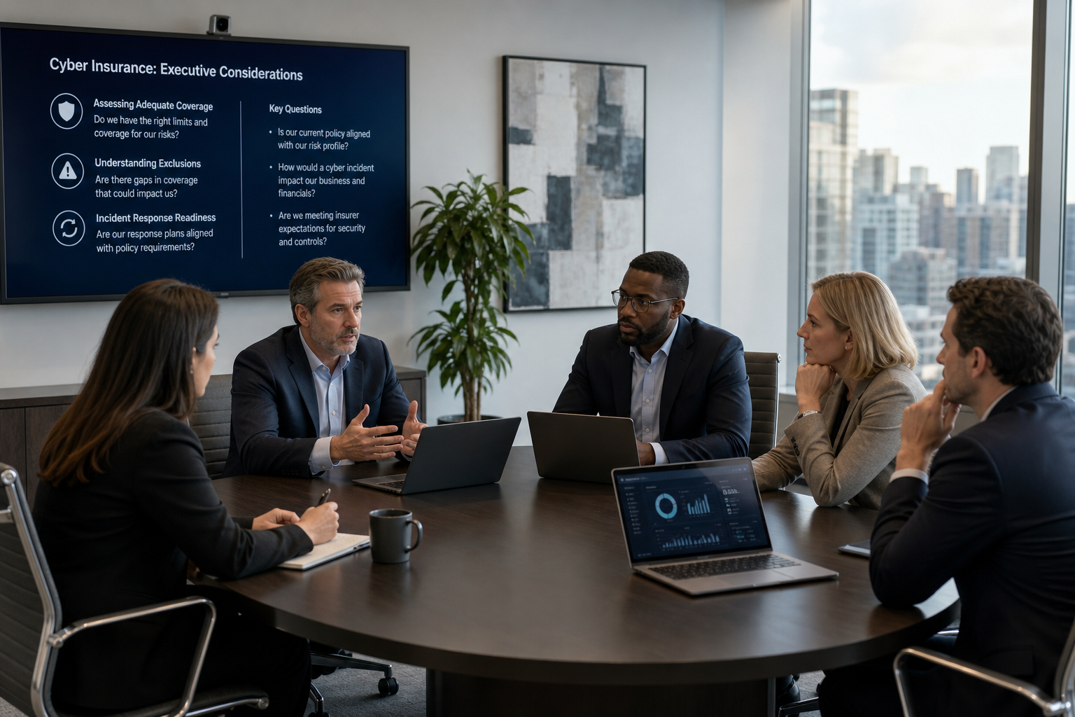 Five Questions Every Executive Should Bring to a Cyber Insurance Discussion