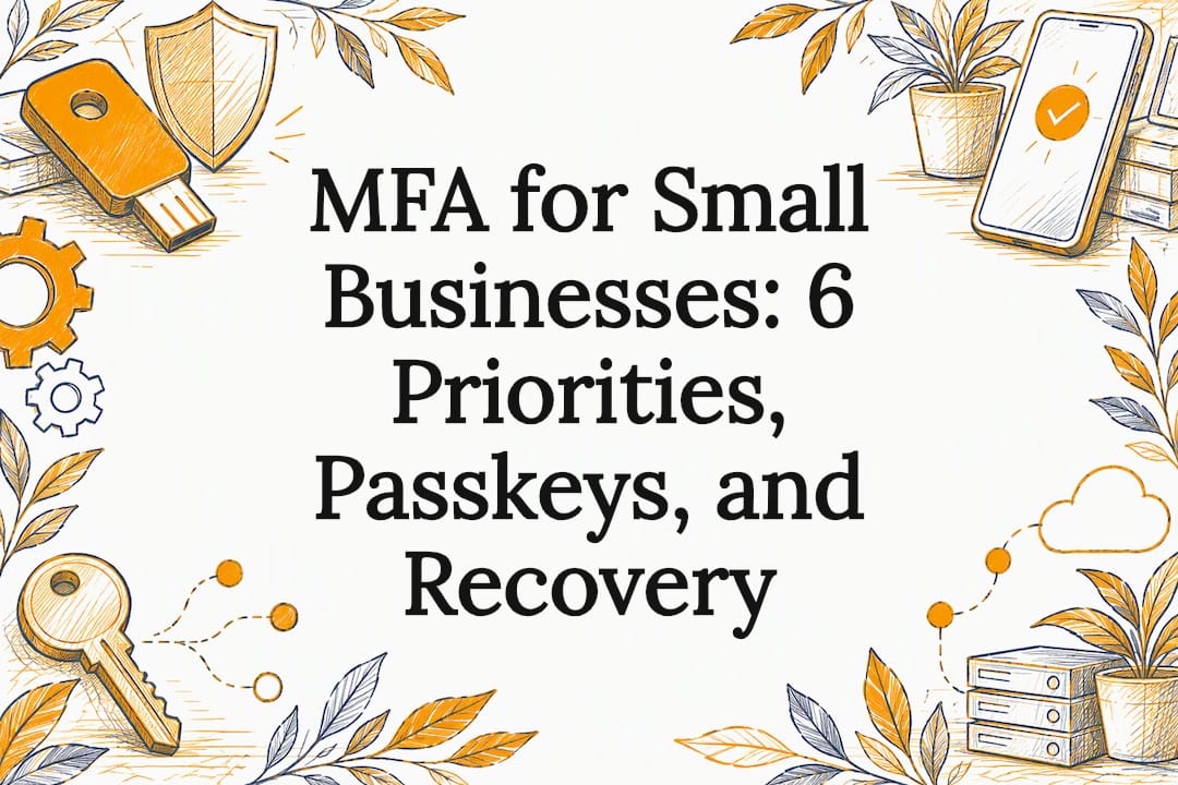 MFA for Small Businesses: 6 Priorities, Passkeys, and Recovery
