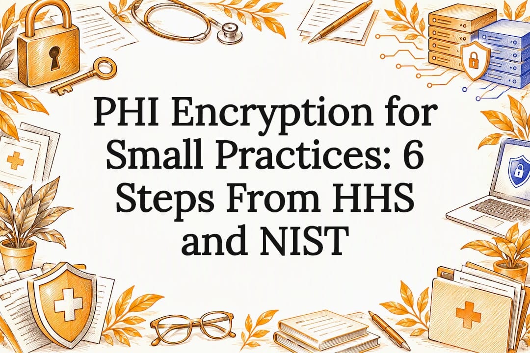 PHI Encryption for Small Practices: 6 Steps From HHS and NIST