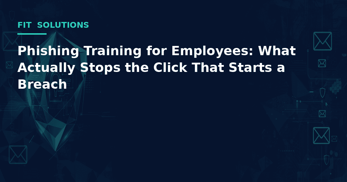 Phishing Training for Employees: What Actually Stops the Click That Starts a Breach