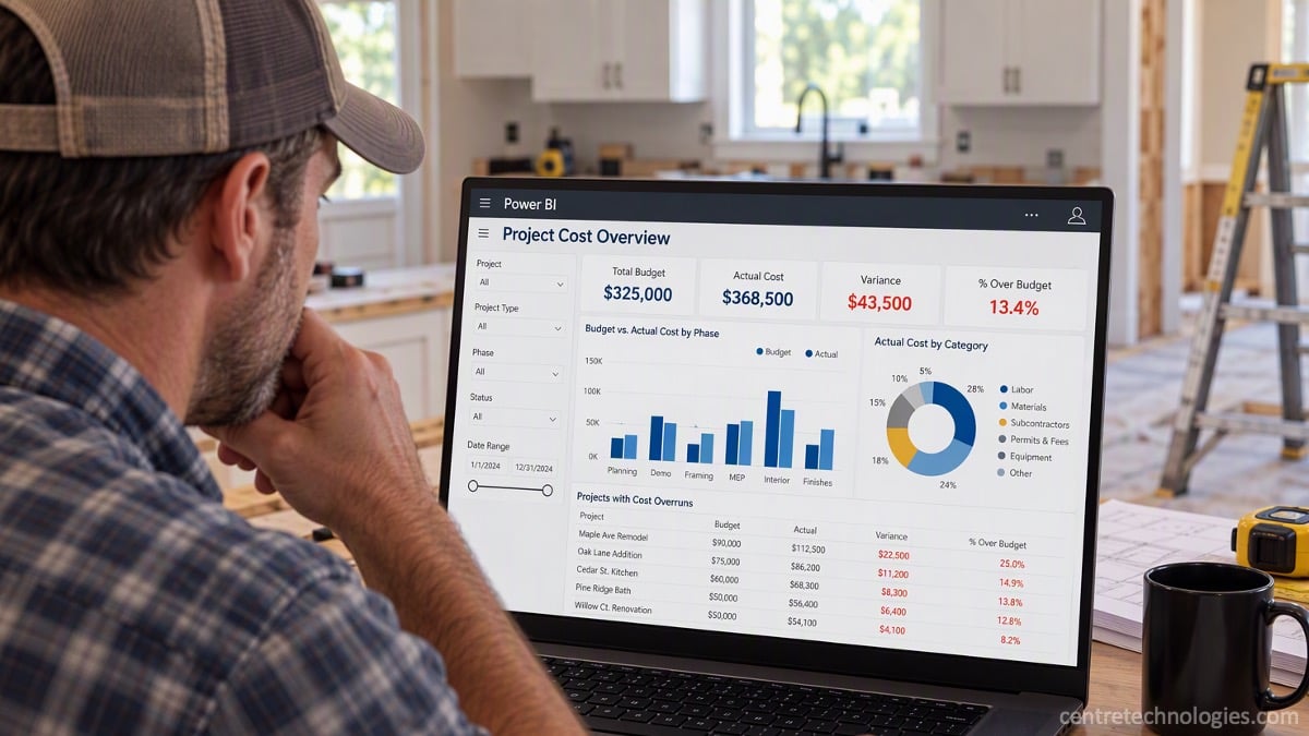Power BI Helps Contractors Identify Cost Overruns Before They Reduce Project Margins