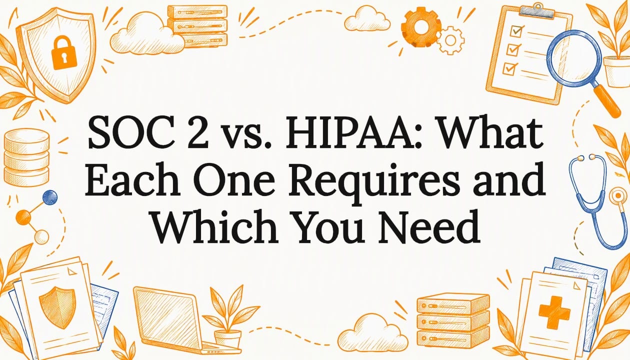 SOC 2 vs. HIPAA: What Each One Requires and Which You Need